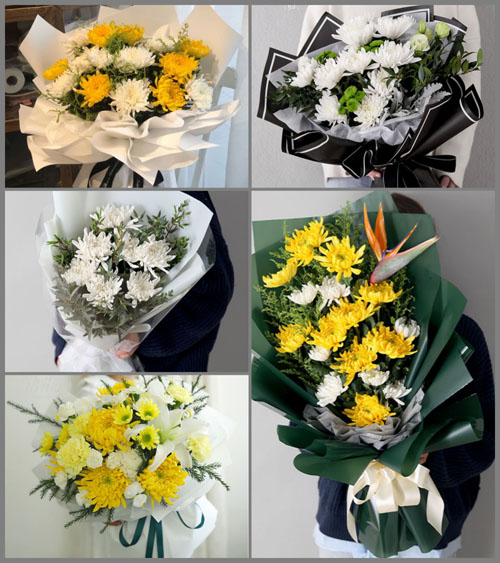 广东湛江市雷州市企水镇白事花束代送